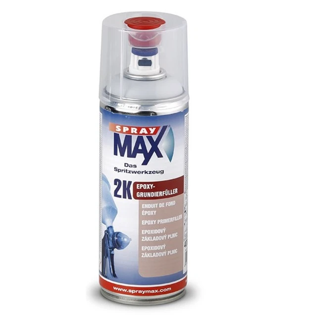 SPRAYMAX 2K EPOXY PRIMER GREY 400ml Aerosol Anti Corrosion Car Paint