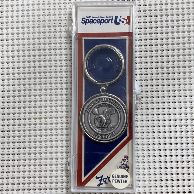 NASA Kennedy Space Center's Spaceport USA Apollo 11 25th Anniversary Keychain