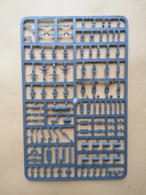 German Stowage & Tank Commanders Sprue - 15mm Plastic Soldier Company