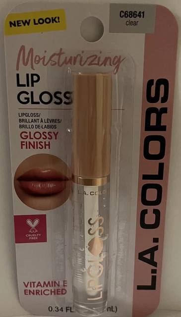 Nuevo L.A. Colores hidratantes brillo labial (claro) acabado brillante