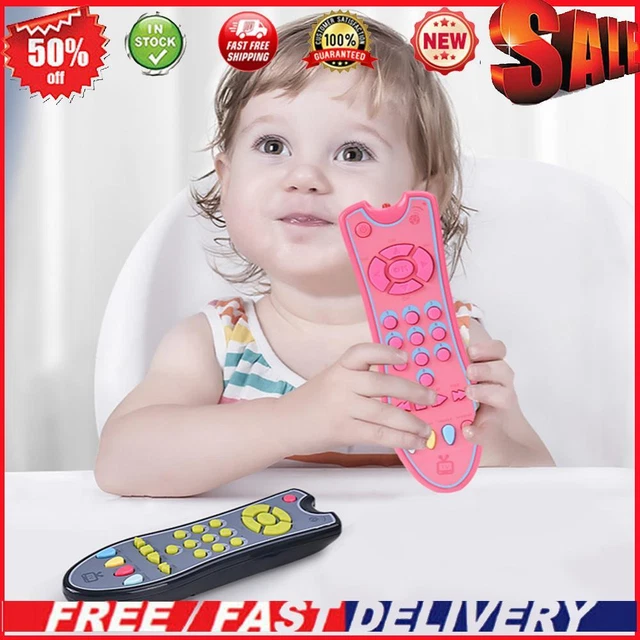 Simulation Musical Early Educational Toys 3 Language Modes TV Remote Control Toy