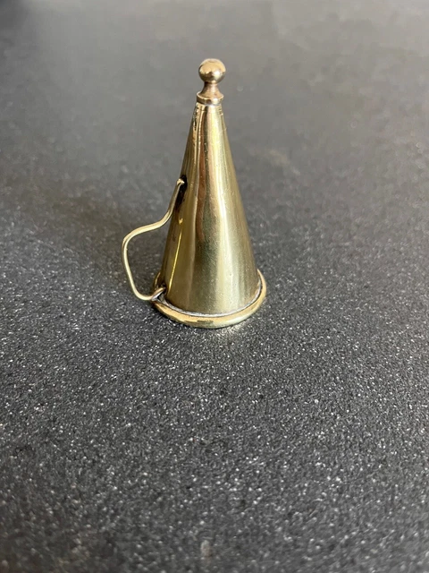 IMIKEYA Éteignoir à Bougie Vintage Long Manche Acier Inoxydable Doré 17,5 Cm