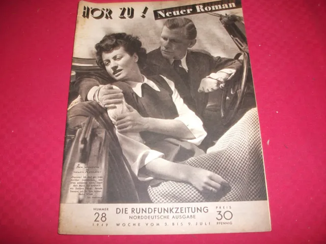 627 Hörzu 03.07.1949 Nr. 28 Renate Densow Heinz Wieck Magda Schneider