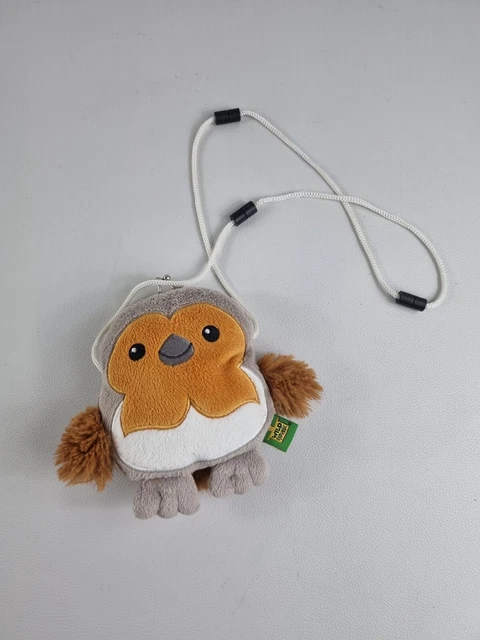 WILD REPUBLIC BIRD Coin Purse Stuffed Animal Clasp Soft Plush with