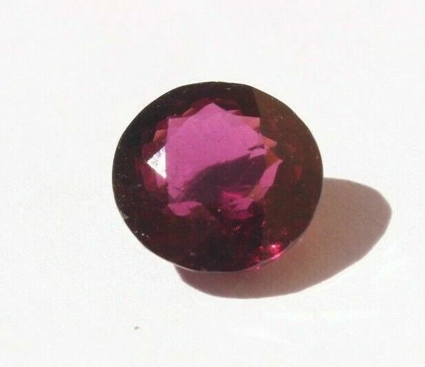 NATUREL Rhodolite Grenat (VS) ROSE VIOLET !! 2.99ct 8.4 Rond Madagascar