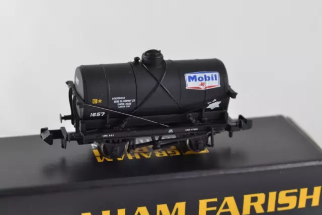 Graham Farish 373-655 Mobil 14 Ton Tank Wagon N Gauge Mib Bnib Ex Shop Stock