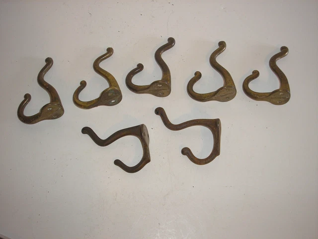 Antique Wall Coat/Hat Hooks (7 pc)
