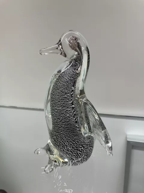 Figura Murano Pingüino aventurina