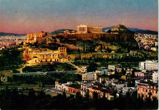 73956479 Athen_Athenes_Greece Stadtpanorama mit Akropolis