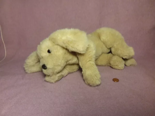 14& + TAIL Gund WINTER MUTTSY TAN PUPPY DOG LAB RETRIEVER plush stuffed ...