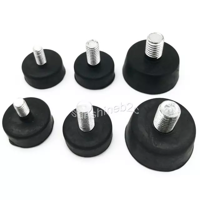 8 Pcs Gummipuffer Maschinenfuss Gummifuß Silent Block Maschinenfuss M6 M8 M10