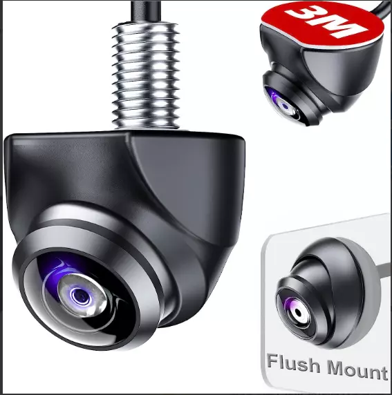Enredo J-256 micro HD backup camera, 800TVL High Res, 210 Deg, 0.01 Lux Night