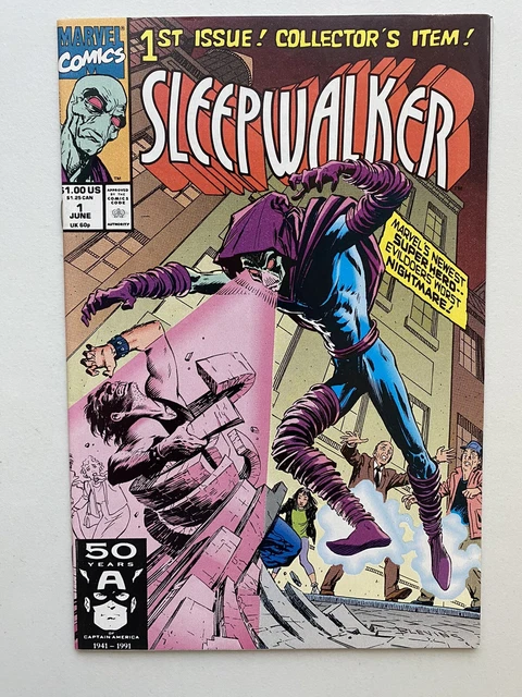Sleepwalker #1 KEY Marvel Comic 1991 1st Appearance Of Sleepwalker!