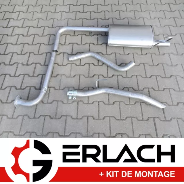 Echappement silencieux pour Nissan NP300 Navara 2.5 dCi 7143