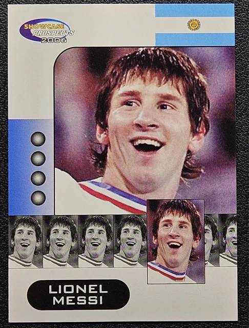 Autocollant Panini Lionel Messi 2006 GOAAAL GSG 6 - Rookie Carte Mondial, Classée Et Rare