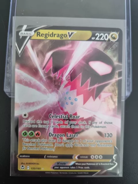 Pokémon TCG Regidrago V Silver Tempest 135/195 Holo Ultra Rare