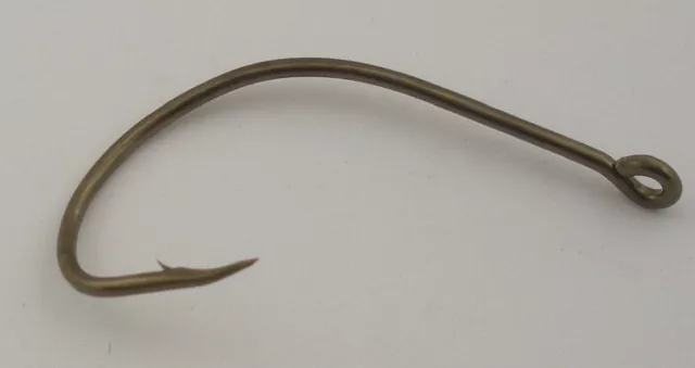 Eagle Claw L042 #4 Wide Bend Bronze Flounder Hook 100CT