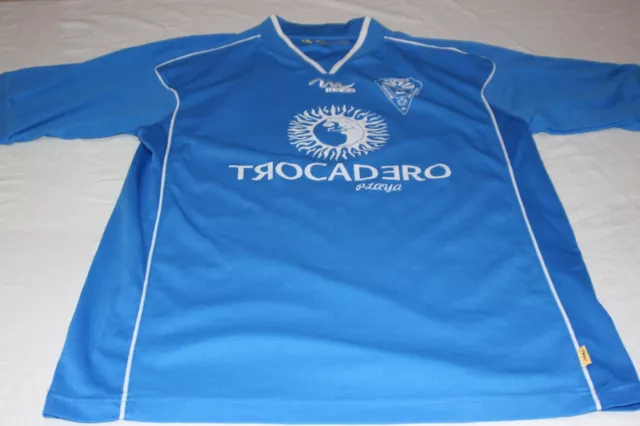 Camiseta Oficial Vintage  Union Deportiva Marbella Marca Mass T/L Trocadero Nº 8