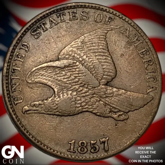 1857 Flying Eagle Cent  Q4247