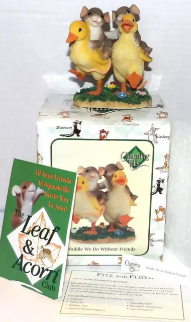 Fitz and Floyd Charming Tales Figurine WADDLE WE DO WITHOUT FRIENDS 88/142 2007