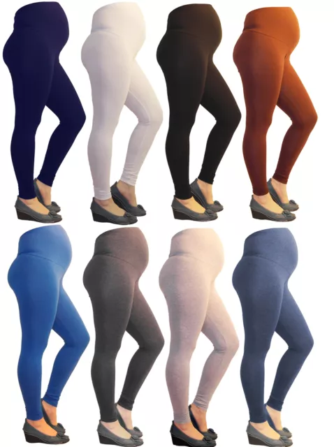 Femmes Grossesse Pantalons Leggings Long Umstandsleggings Coton DL21