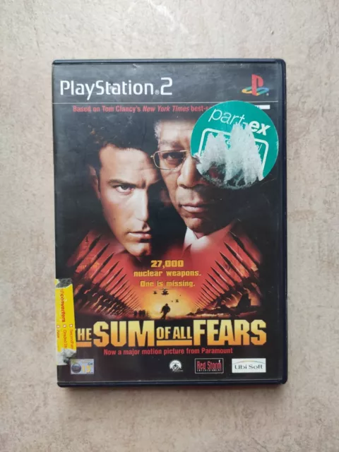 SONY PS2 PlayStation 2 Tom Clancy's The Sum of All Fears Video game CIB PAL