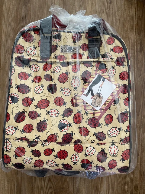 BRIGHTON LUGGAGE ROLLING Weekender Suitcase Bag Bold FLORAL  display picture 1