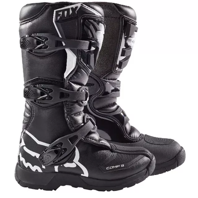 Botas De Motocross Fox Racing Youth Negras Comp 3Y Precio De Venta Sugerido Por El Fabricante £174.99