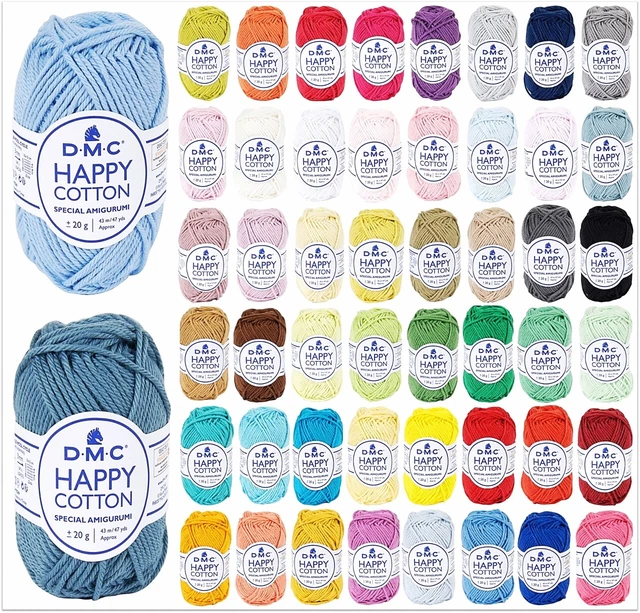 20g DMC Happy Cotton Amigurumi Wolle Garn zum Stricken Häkeln GP 64,50 €/1kg