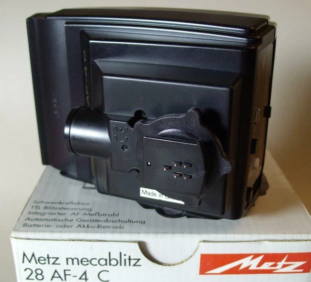 Metz Mecablitz 28AF-4C Flash For Canon EOS series (not digital).New Old Stock 4