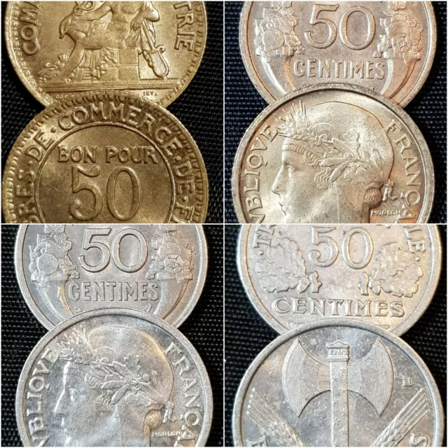 50 centimes chambre de commerce Morlon Bazor (1920 -1947) choisissez date & état