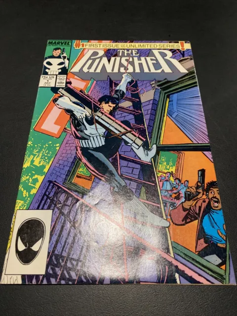 THE PUNISHER 1 MARVEL COMICS 1987 1st Ongoing Series NM-!!🔑💎🔥