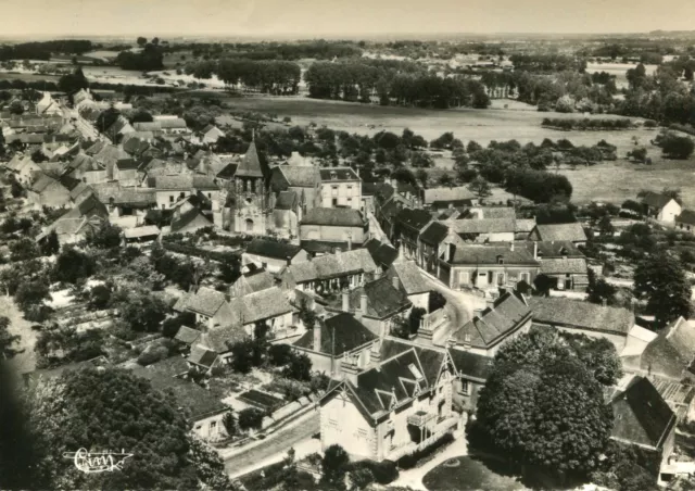 Carte YVRE LE POLIN VUe générale