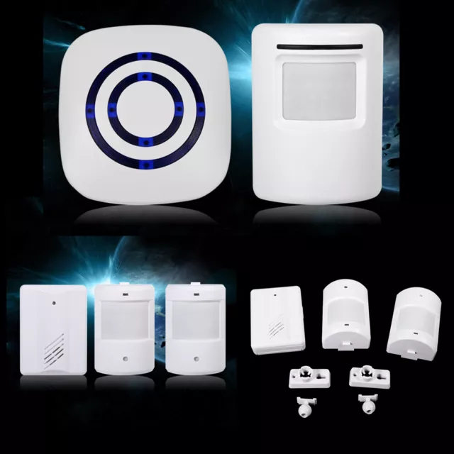 Alert Secure System Alarm Doorbell Driveway Patrol Garage PIR Motion Sensor YA