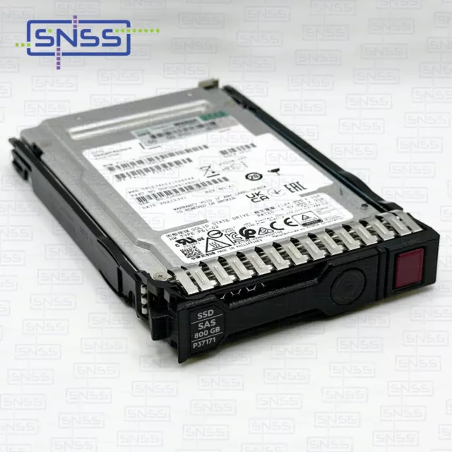 Hpe 800Gb Sas 24G Mixed Use 2.5 Sff Sc Ssd 3Dwpd P26290-B21 P37171 Ex Vat £248