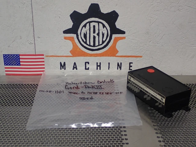 Robertshaw MC20-1101 Gard-Pak III Relay Module 90Sec 300VA @ 120VAC Used