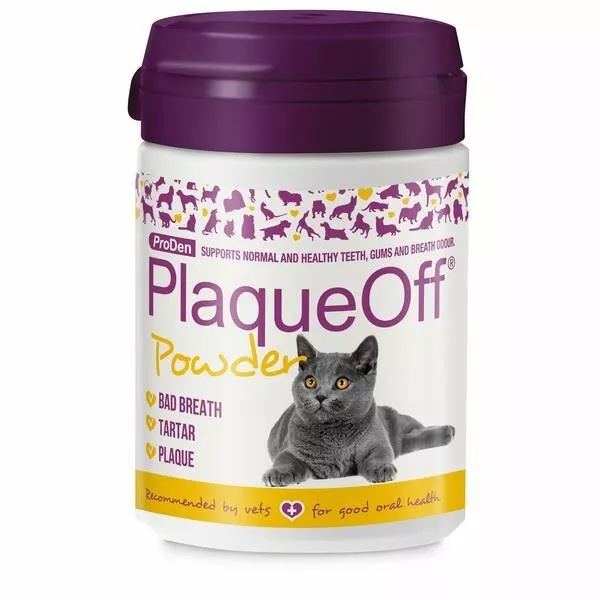 Plaque Off Poudre pour Chiens Chats Mauvais Souffle Dents Tartre Extraction 40g