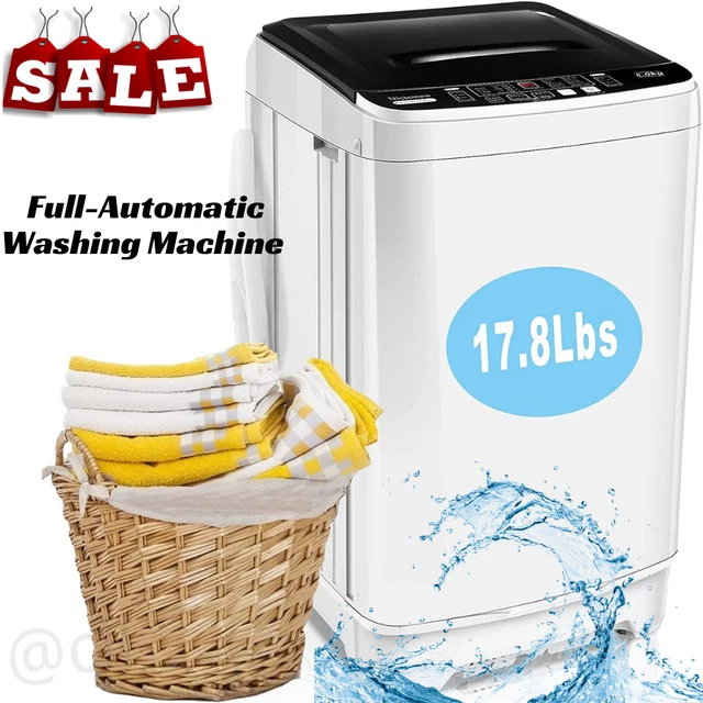 PORTABLE FULLAUTOMATIC WASHING Machine Compact PowerfulWasher Top