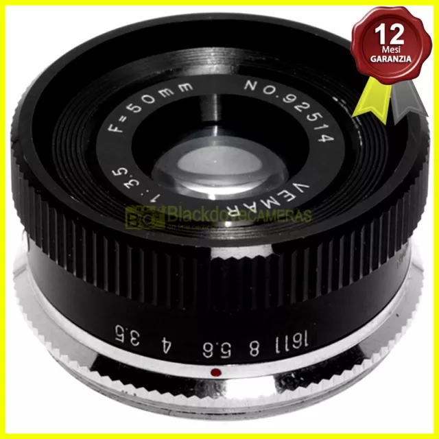 Vemar 50mm F3, 5 Objetivo para Ampliadoras Injerto Vid M39 39mm. Lente