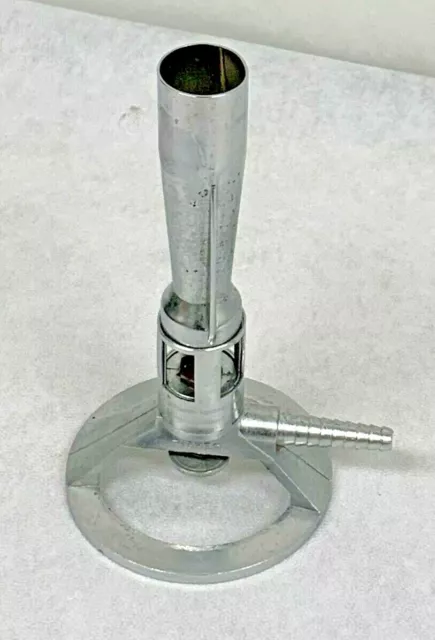 Fisher Accuflame Gas Bunsen Burner 1201-21 Science, Lab Steampunk