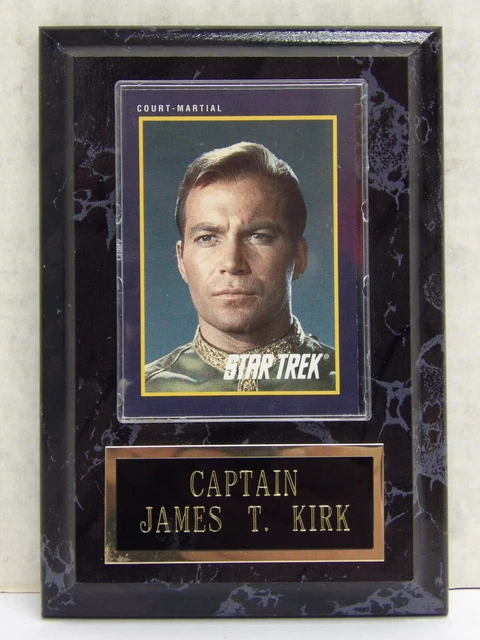 1991 Impel Star Trek 25th William Shatner Captain Kirk #29 DISPLAY SLAB 053023WT