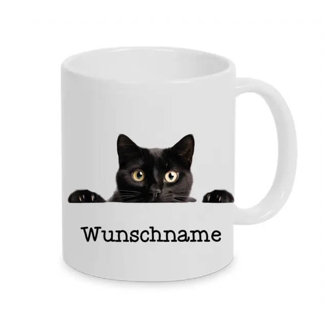 Bombay  Katze -Personalisierte Tasse Namen/Text -17 Rassen wählbar