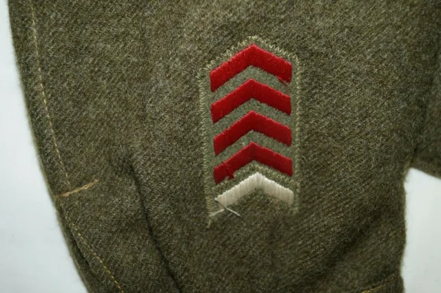 WW2 Canadian Airborne Canada Sgt Battle Dress Jacket 3