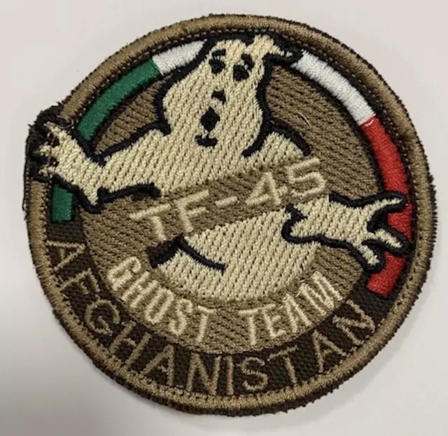 Patch Toppa Ricamata Tf-45 Ghost Team Esercito Italiano Task Force Originale