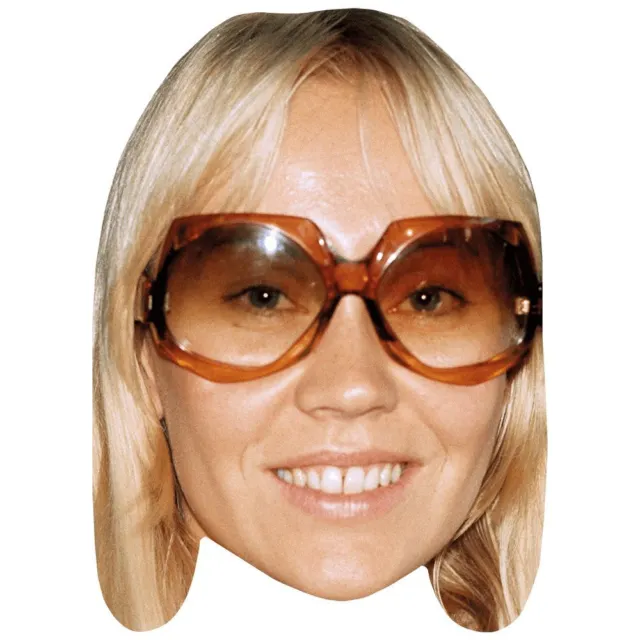 Agnetha Faltskog (Glasses) Maske aus Karton