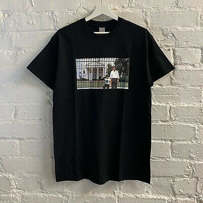 Pablo Escobar Whitehouse Black Gangster Tee T-shirt Top by Actual Fact