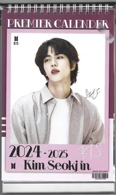 BTS JIN PHOTO Calendar Year 2024 & 2025 K-POP 202311-1 $25.93 - PicClick