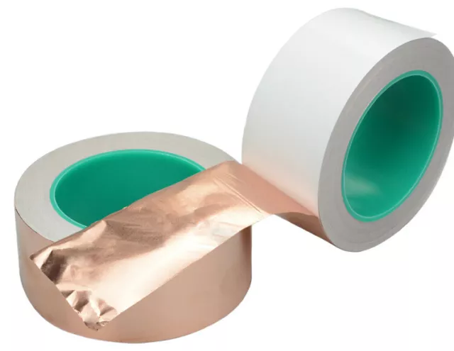 Double  Copper Foil Tape Double-sided Conductive Single-sided Adhesive Tape