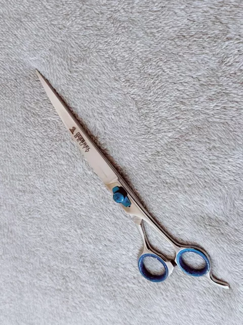 Professional Pet Grooming Scissors Shears 8.5” Curved Dog Cat Scissors cutting