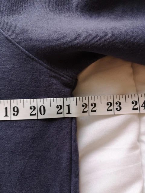 Columbia marineblau Nomadendruck Pullover mit Rundhalsausschnitt Baumwolle/Poly - Damen groß 10